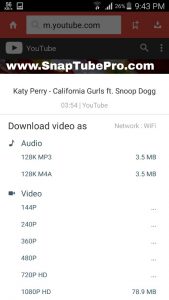 SnapTube free download