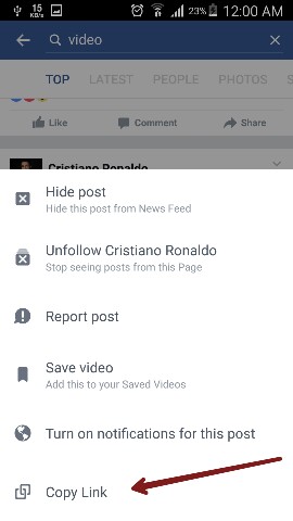 facebook to video download